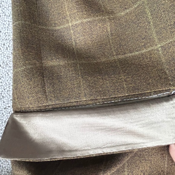 Hart Schaffner Marx Windowpane Plaid Blazer 44L Brown Sport Jacket Parisian Wool - Picture 12 of 16
